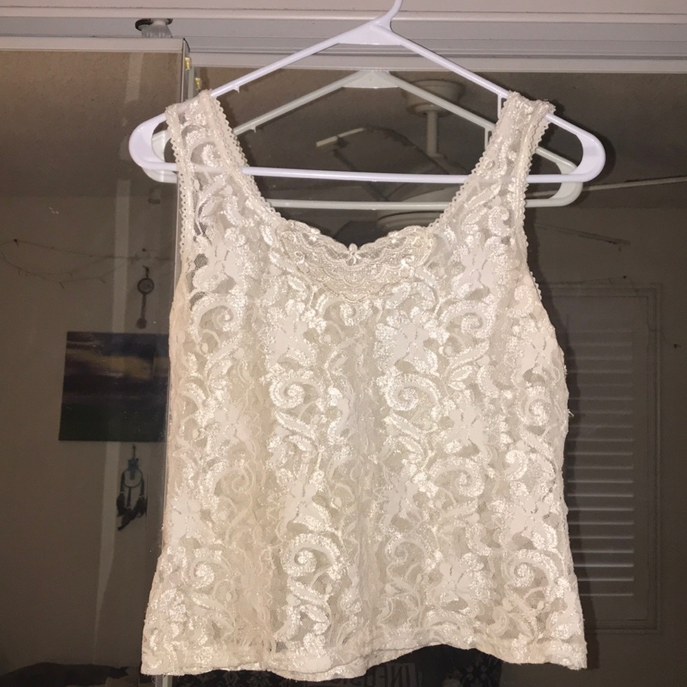 Floral Lace Tank Top